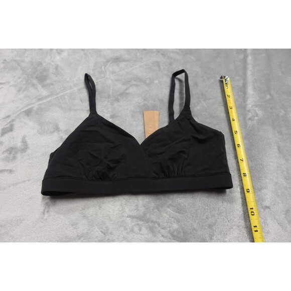 SKIMS Small Black Onyx Fits Everybody Crossover Bralette BR-TRI-9199 NWT - Picture 6 of 7